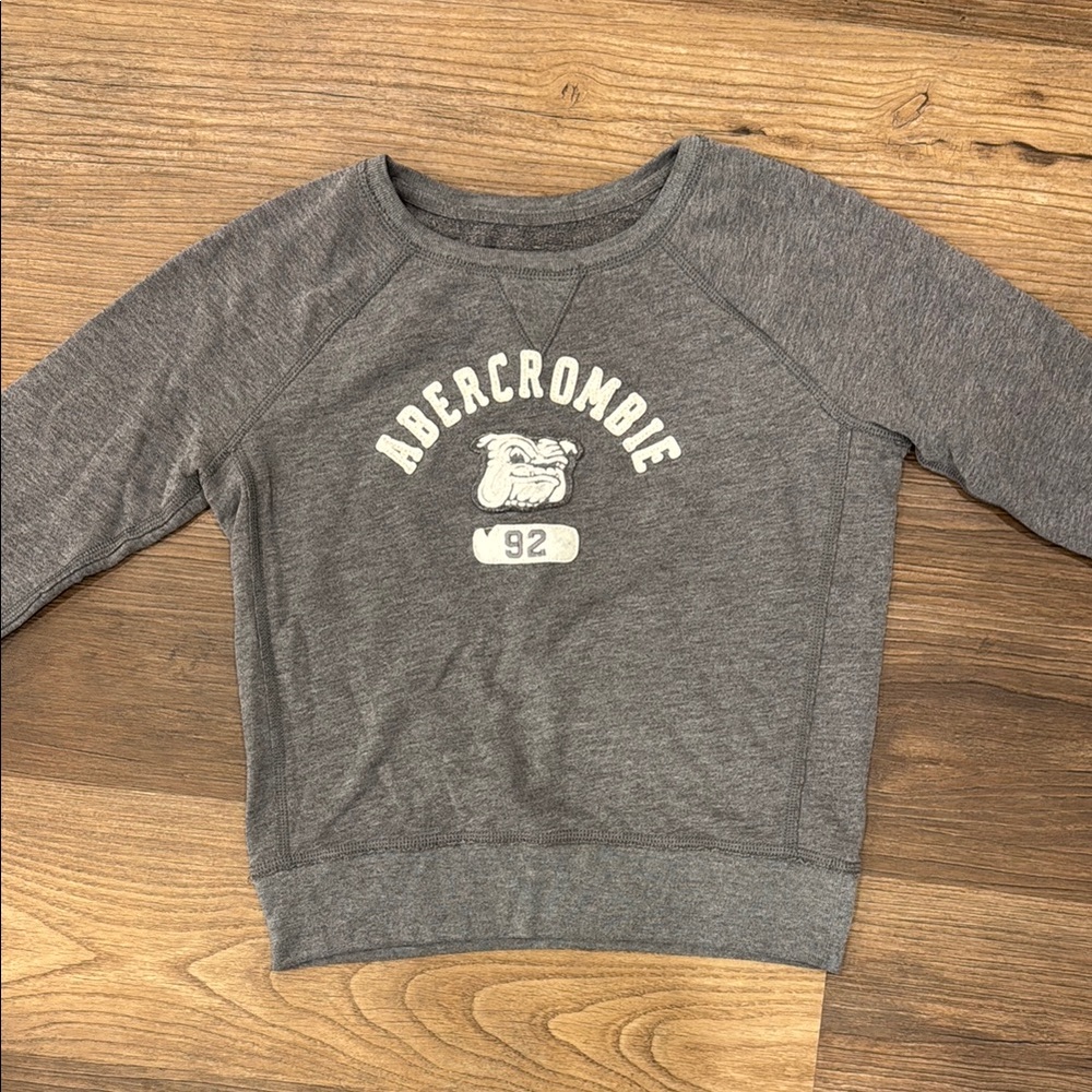 Abercrombie & Fitch Kids Charcoal Sweatshirt with Logo